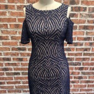 SHANI size 6 Navy Dress